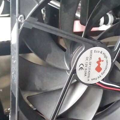 120  140 mm Build Chamber Fan mount for CTC  Flashforge  Makerbot Replicator