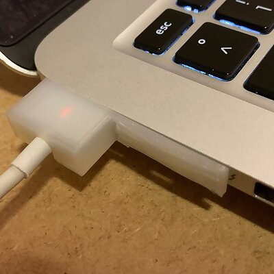 MacBook Pro power connection holder