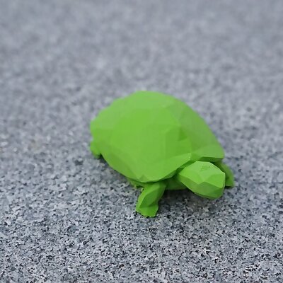 Low Poly Schildkröte