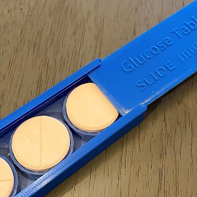 Slim Glucose Tablet Holder for Diabetics