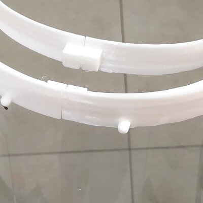 Headband for Protective Face Shield  split for small printers