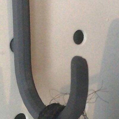 Pegboard customizable round hook