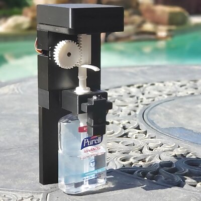 COVID KILLER 10  3D Printed Automatic Hand Sanitizer Add On