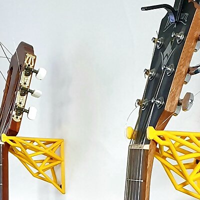 Guitar holder normalwide  wall mount