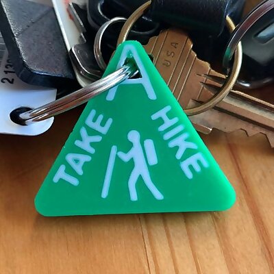 Take a Hike Keychain