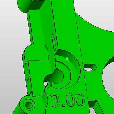 E3D6 Variant 300mm filliament wades reloaded extended height extruder