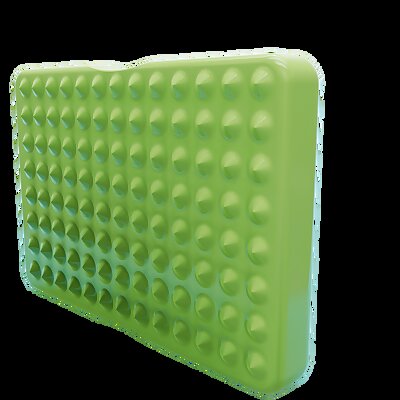 Reusable sponge washable in dishwashe