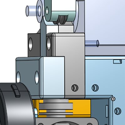 Direct drive extruder and cooling  CTC i3