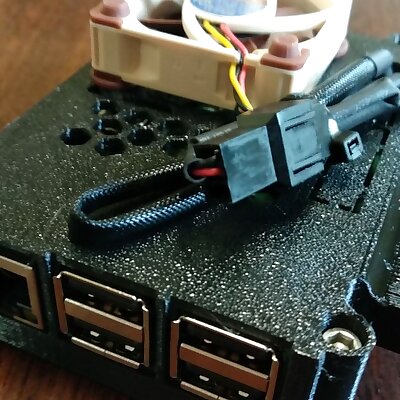 Octoprint  Raspberry Pi3 case with external Noctua fan