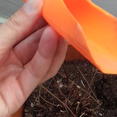 Pocket shovelscoop for gardening