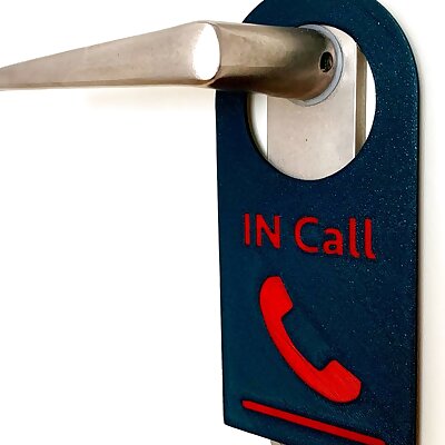 InOff Call Door Handle Sign