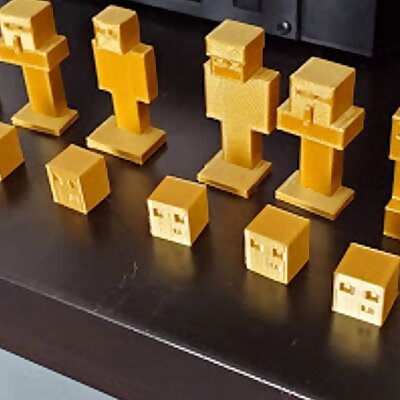 Minecraft Chess Set