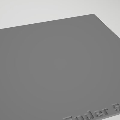 Creality Ender 5 custom build plate