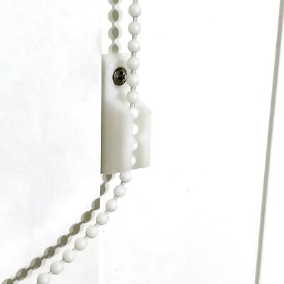 Roll curtain ball chain bracket