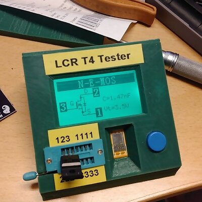 LCRT4 ESR Meter Case ReRedesigned
