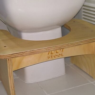 Toot Stool  Enhanced Bathroom Footstool