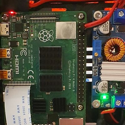 Raspberry Pi 4 and DCDC Converter Case MK3S