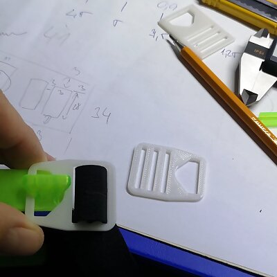 Rubber clip for Prusa Protective Face Shield