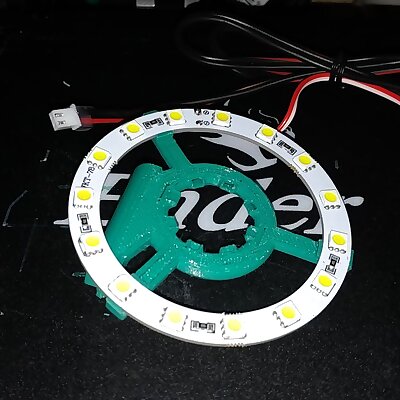 Ender 3 Vent Ring with Led Ring support
