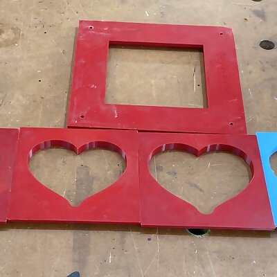 Heart shaped routing templates