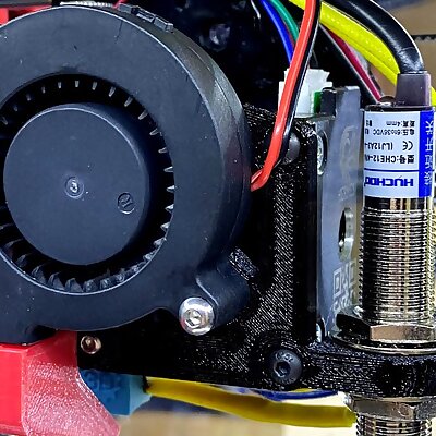 E3D Hemera Fan Mount with Inductive Sensor and BLTouch Mount