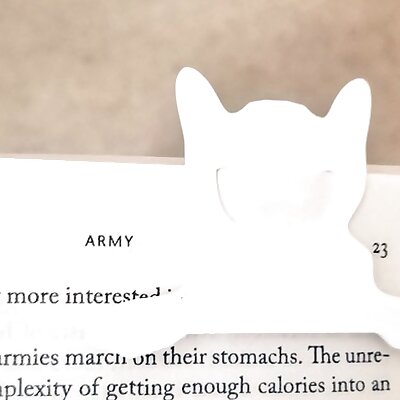 Cat bookmark