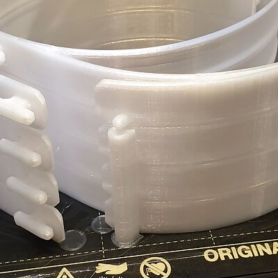 Prusa RC3 Low Material Face Shield Remix Stacked