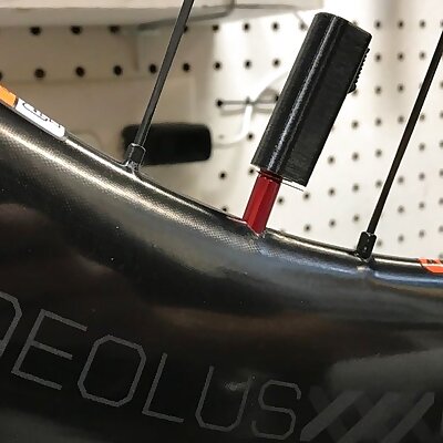 Deflator for bicycle presta valves  quick release