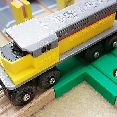Toy Train Union Pacific BRIO  IKEA compatible