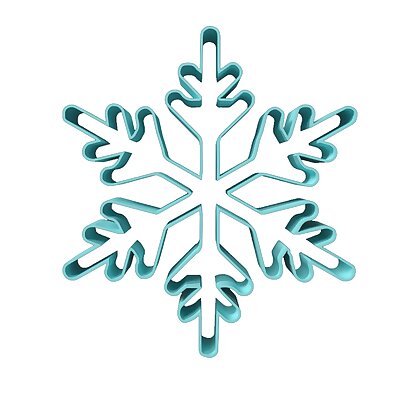 Cookie Cutter  Christmas Snowflake