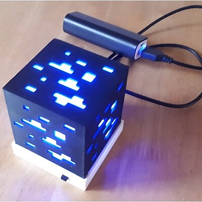 Minecraft Style Lamp