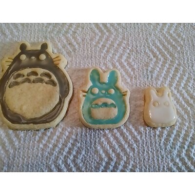 Remix  Totoro Chu  Chibi Cookie Cutter Set
