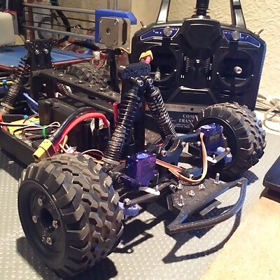 Fully 3D Printable RC Vehicle Improved from previously posted