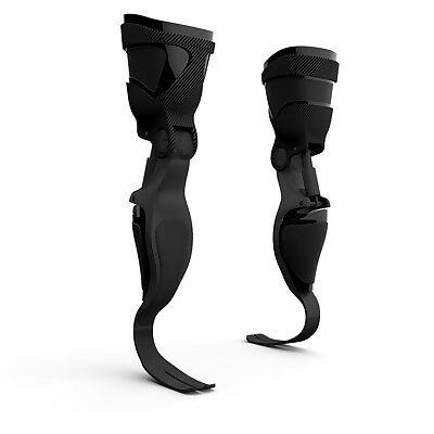 Prosthetic leg from GrabCAD by Dexter