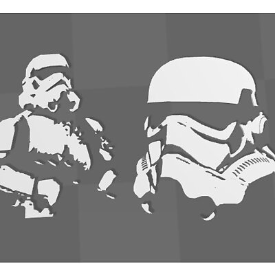 Storm Trooper 3D Wall Art