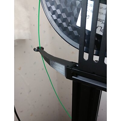Ender 3 Filament Guide Snap In Remix saving time and material may need some custom scaling