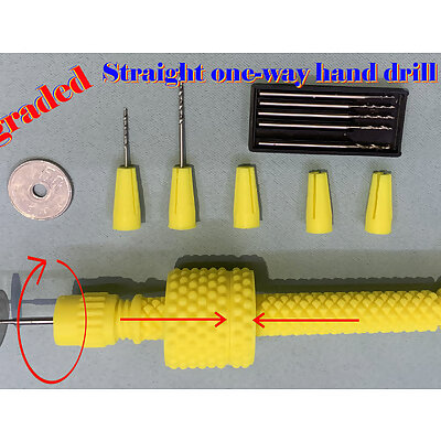 Upgrade straight oneway manual hand drill First time not show