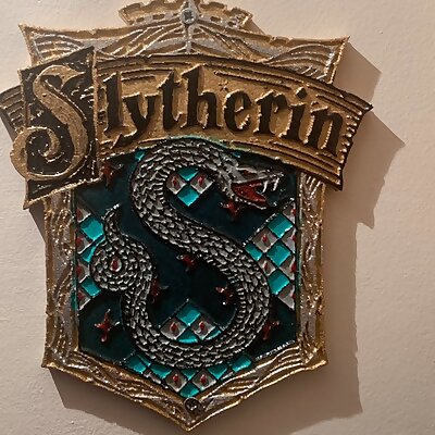 Harry Potter  Slytherin Plaque  Sign