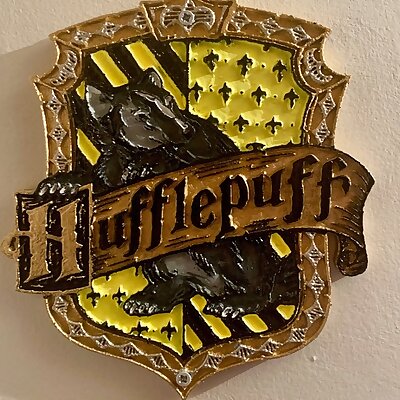 Harry Potter  Hufflepuff Plaque  Sign