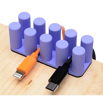 USB cable holder Cylinder type