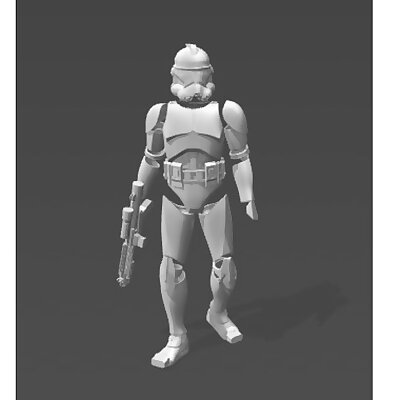 Phase 2 Clone Trooper Armour  Suit  Model