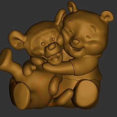 Baby Tigger and Pooh Bear