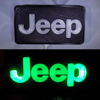 Jeep Emblem LED LightNightlight