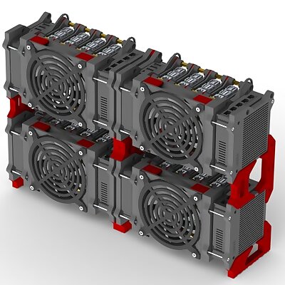 RPi 1 2 3  4 Modular Cases and Cluster