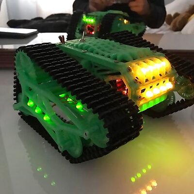 Tank T300 3D Con Oruga Caterpílar Arduino