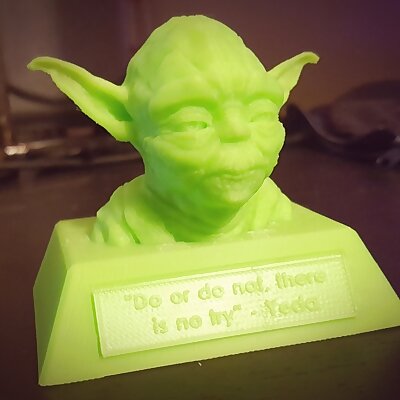 Yoda Bust and Plaque