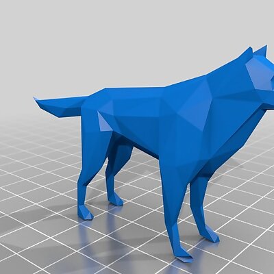 The Low Poly Wolf