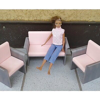 Barbie seating furniture
