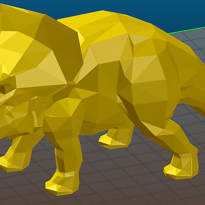 Triceratops LOW POLY