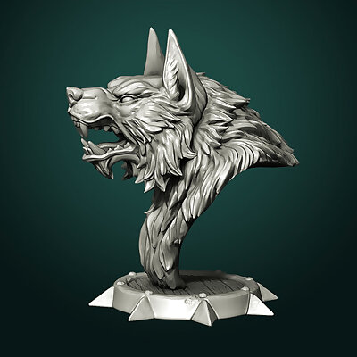 Werewolf bust